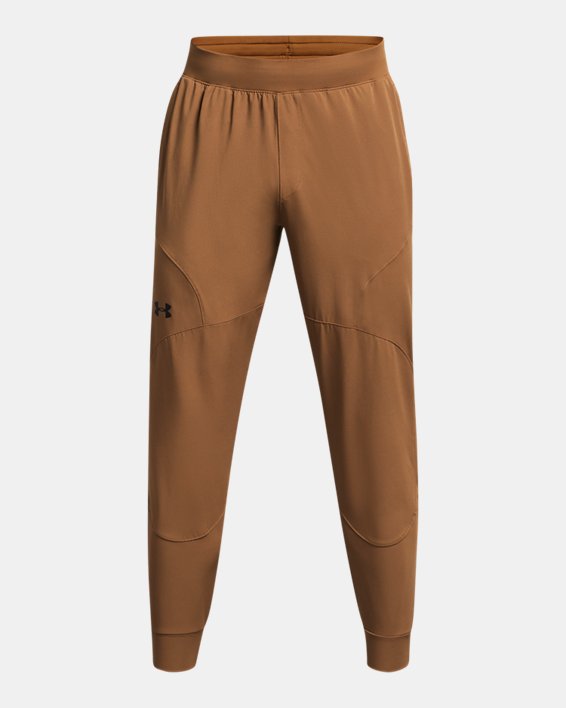 Men's UA Unstoppable Joggers in Brown image number 5